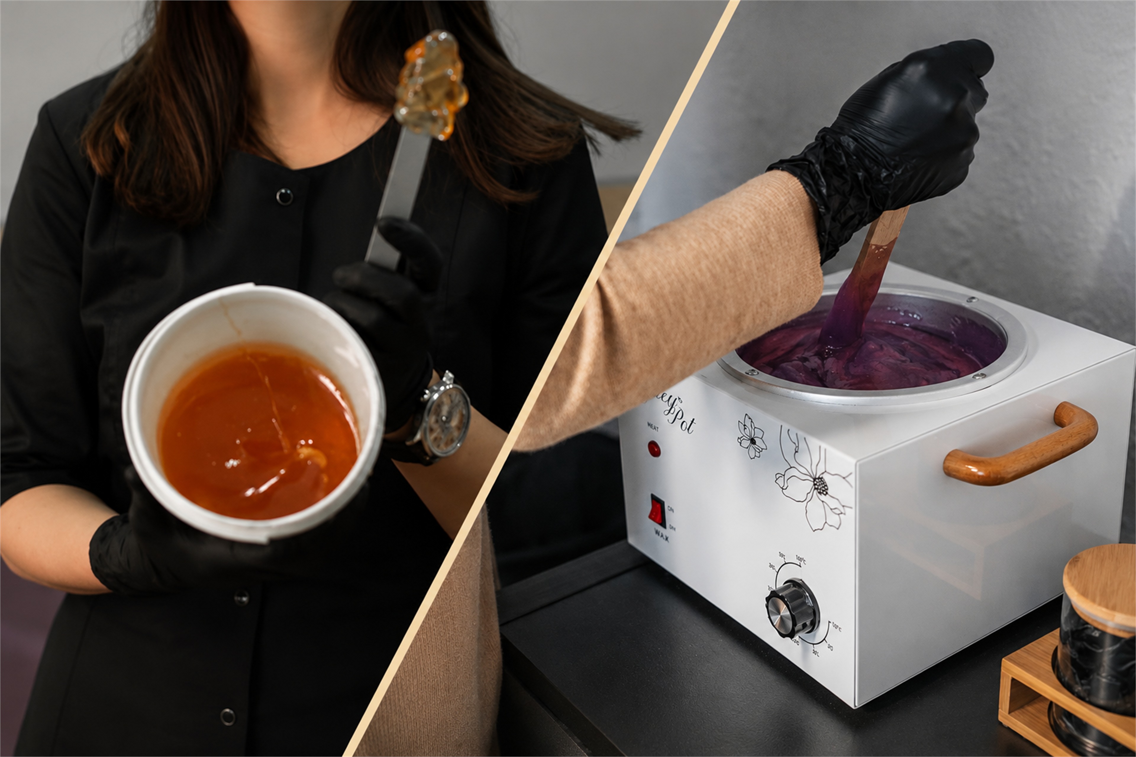 Produkte für Waxing und Sugaring